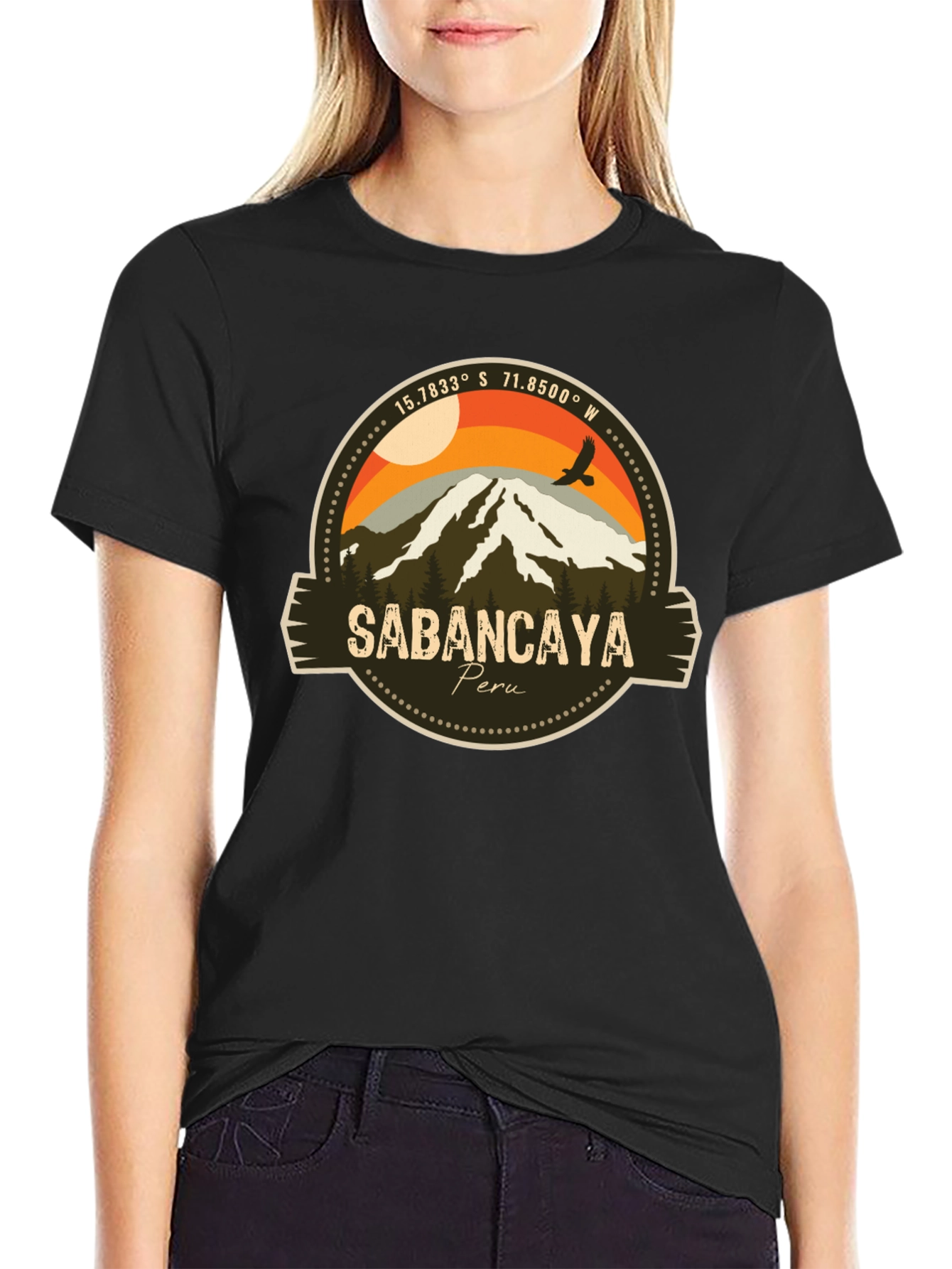 Sabancaya Peru Graphic Tee - Adventure Awaits!