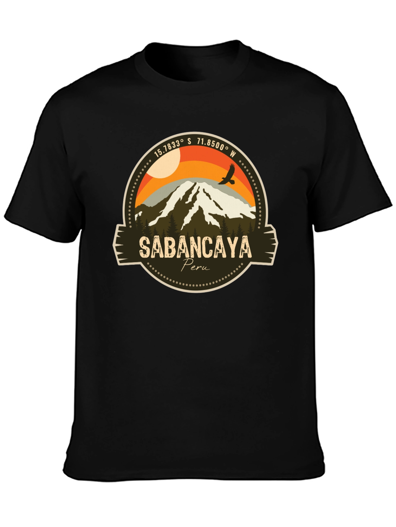 Sabancaya Peru Graphic Tee - Adventure Awaits!