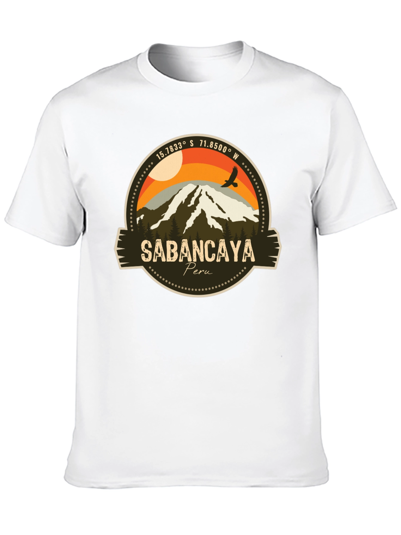 Sabancaya Peru Graphic Tee - Adventure Awaits!