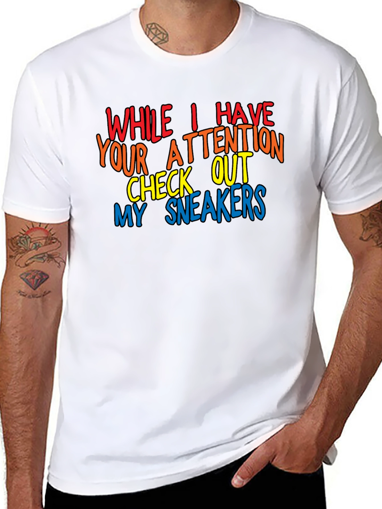 Attention Grabbing Sneaker Tee