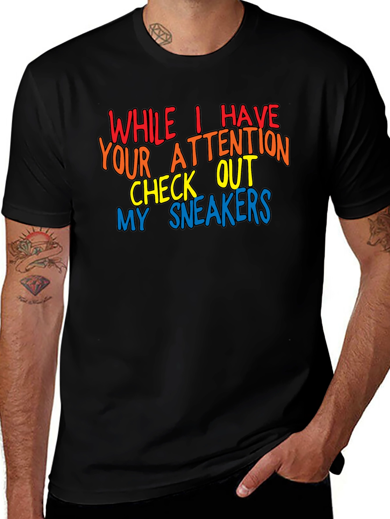 Attention Grabbing Sneaker Tee