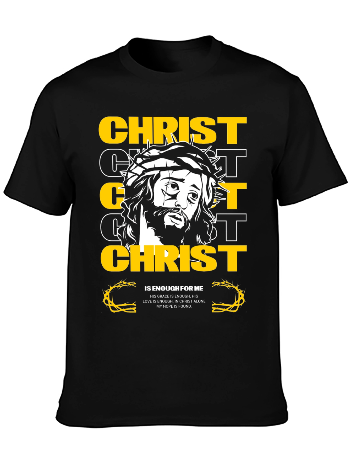 Christ Is Enough Graphic Tee - Christian Apparel