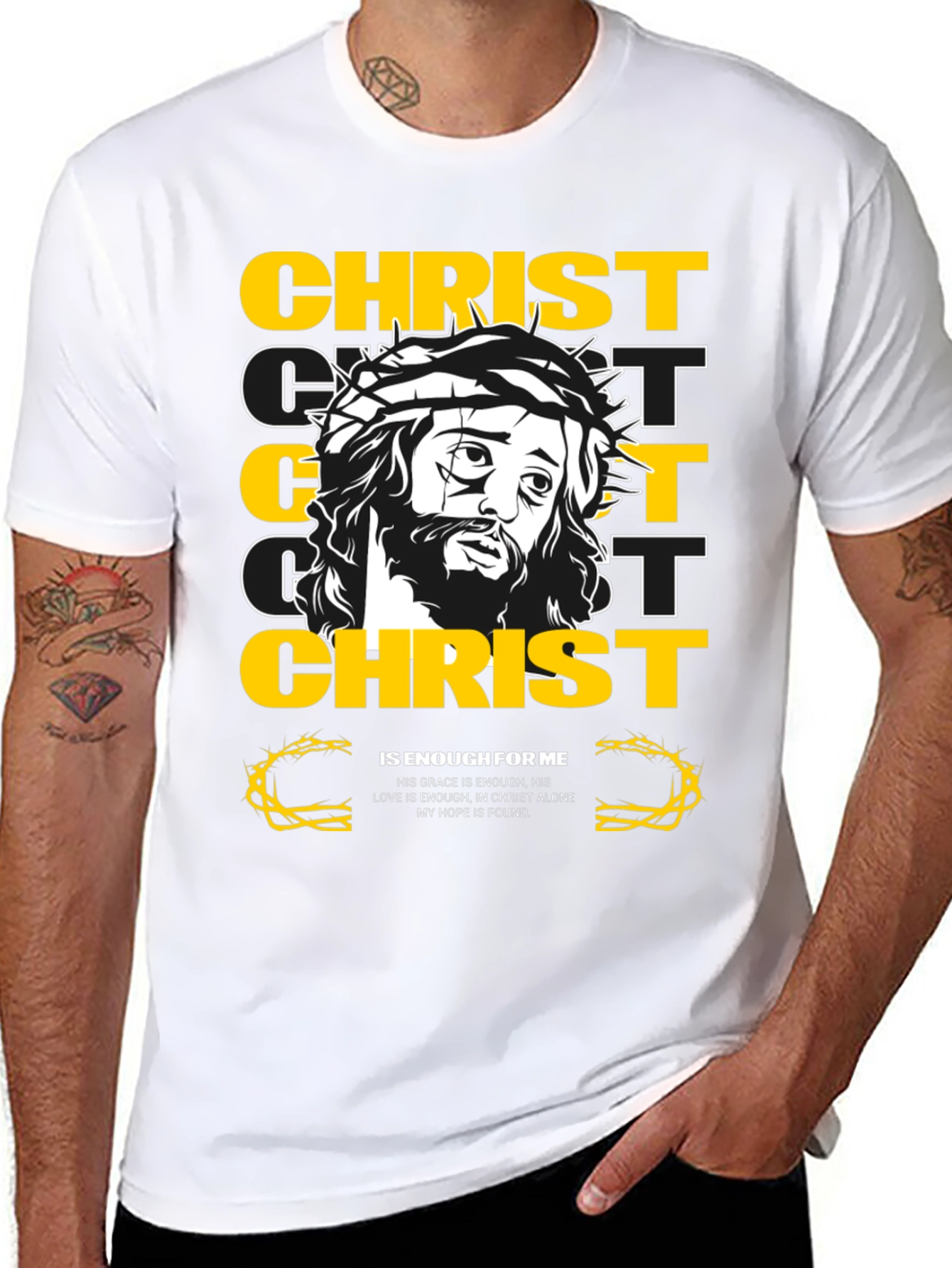Christ Is Enough Graphic Tee - Christian Apparel
