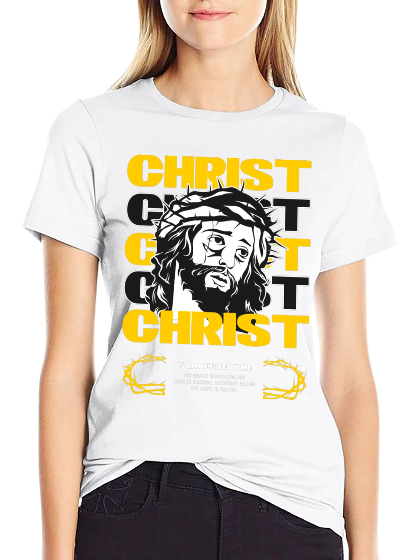 Christ Is Enough Graphic Tee - Christian Apparel