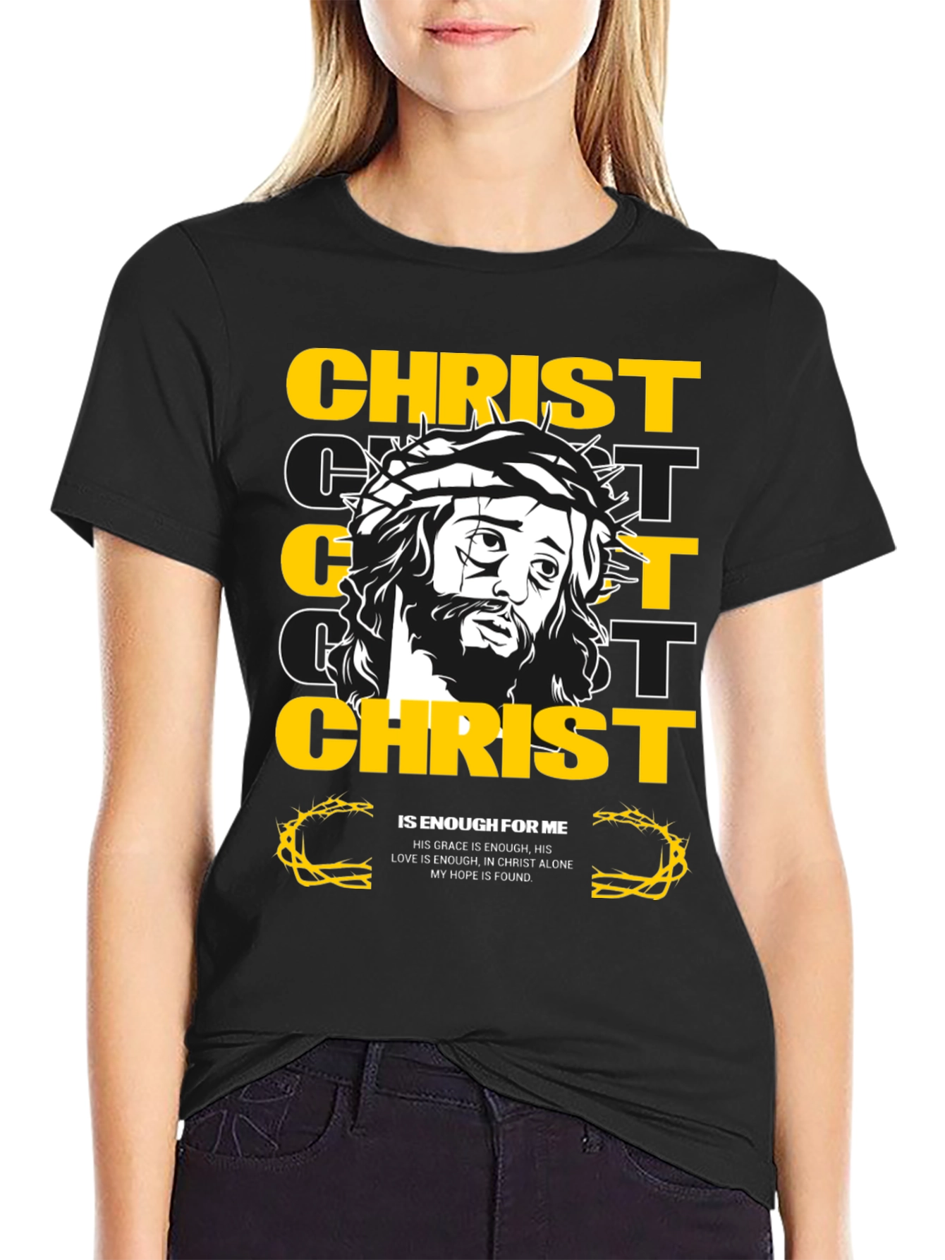Christ Is Enough Graphic Tee - Christian Apparel