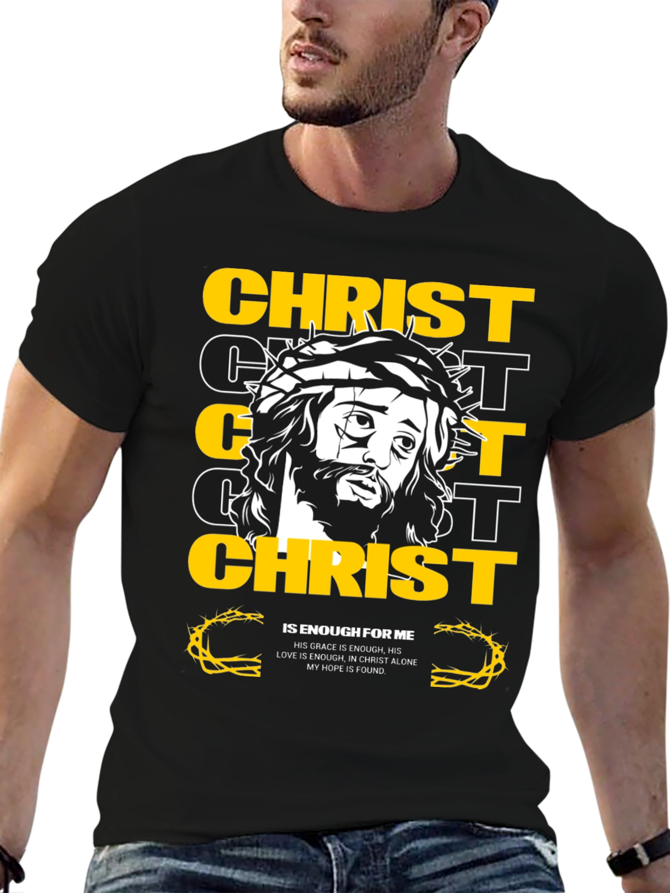 Christ Is Enough Graphic Tee - Christian Apparel
