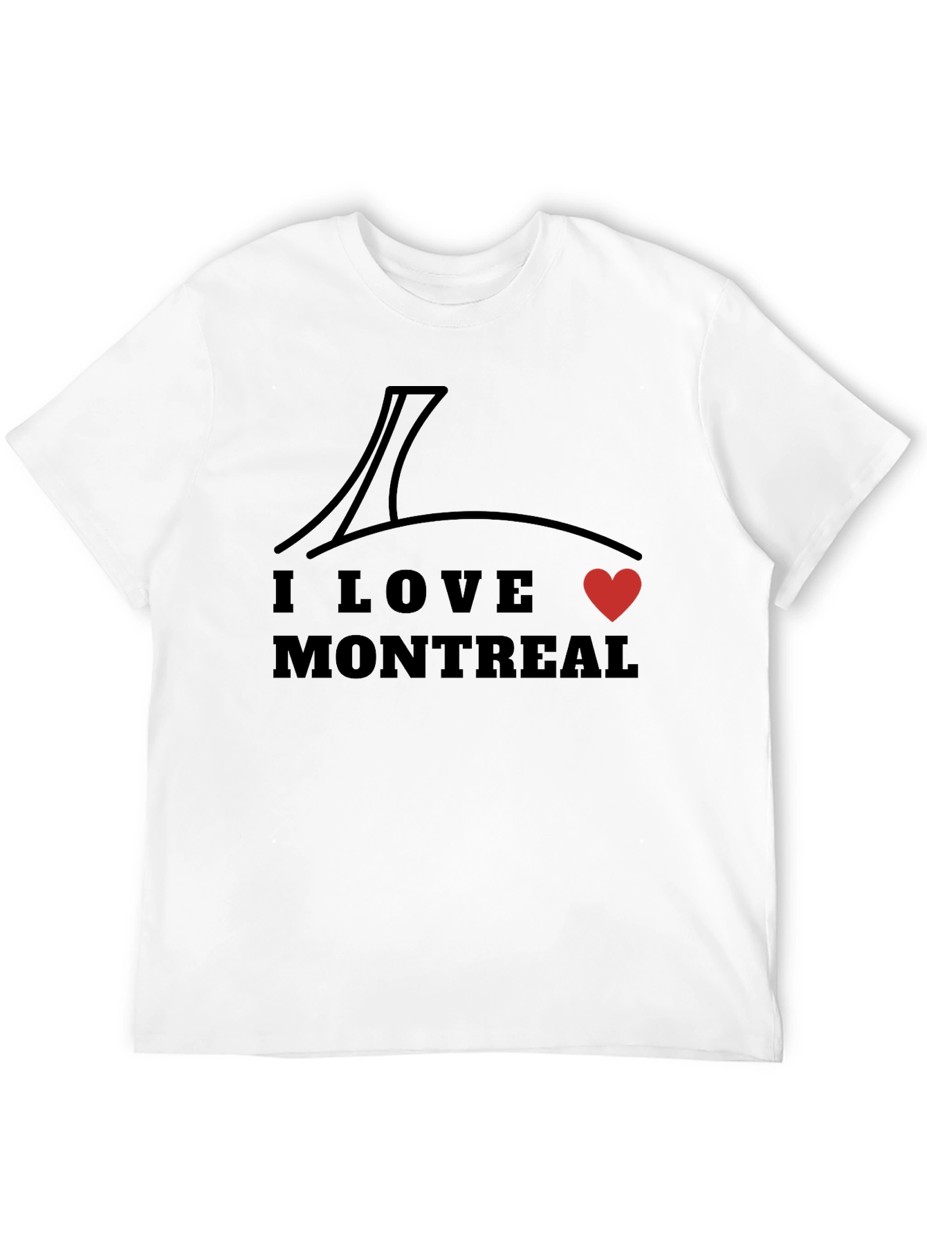 I Love Montreal Black Graphic Tee