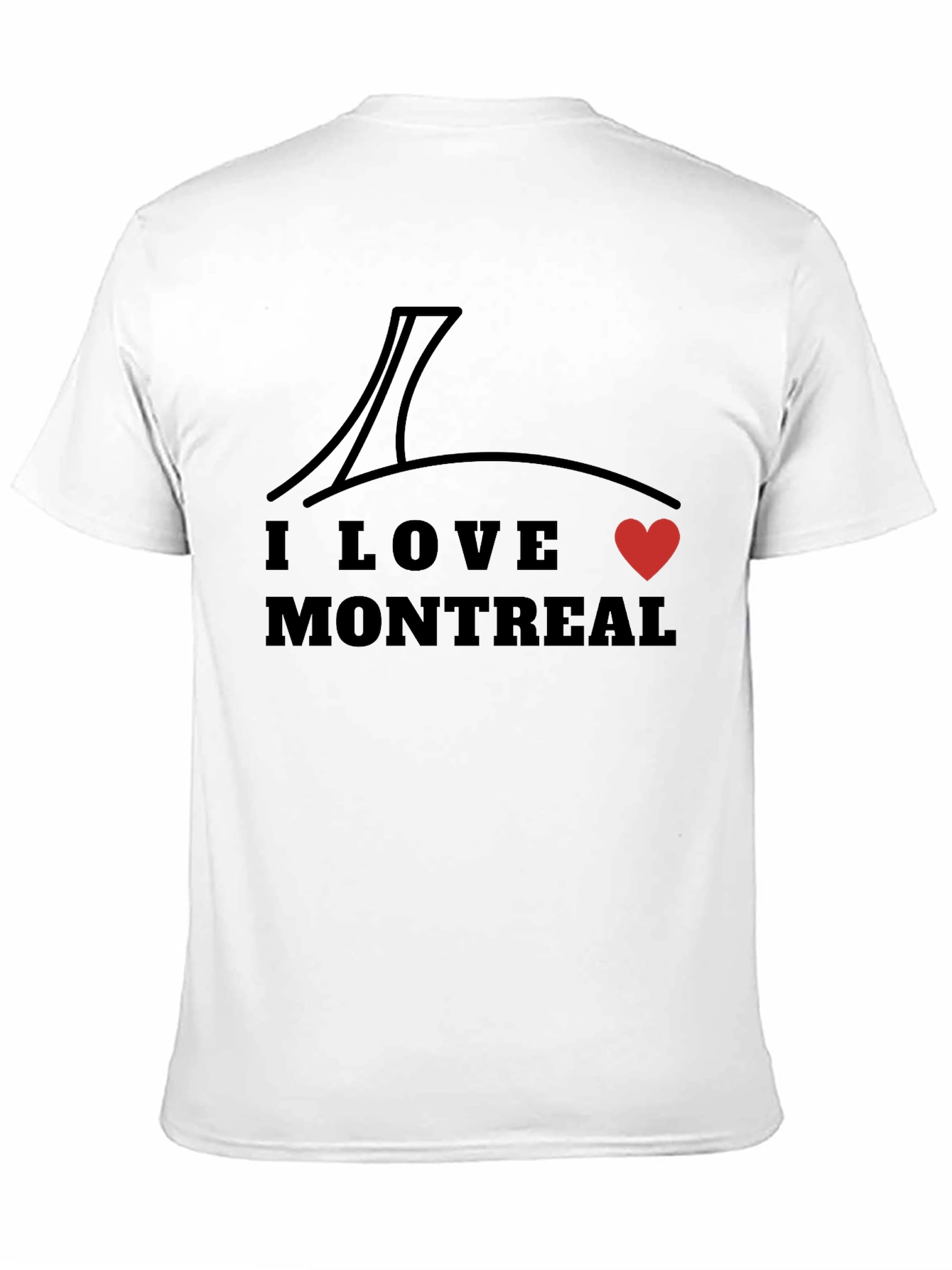 I Love Montreal Black Graphic Tee