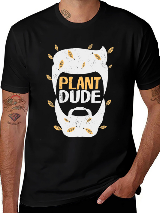 Plant Dude Graphic Tee - Nature Lover Shirt