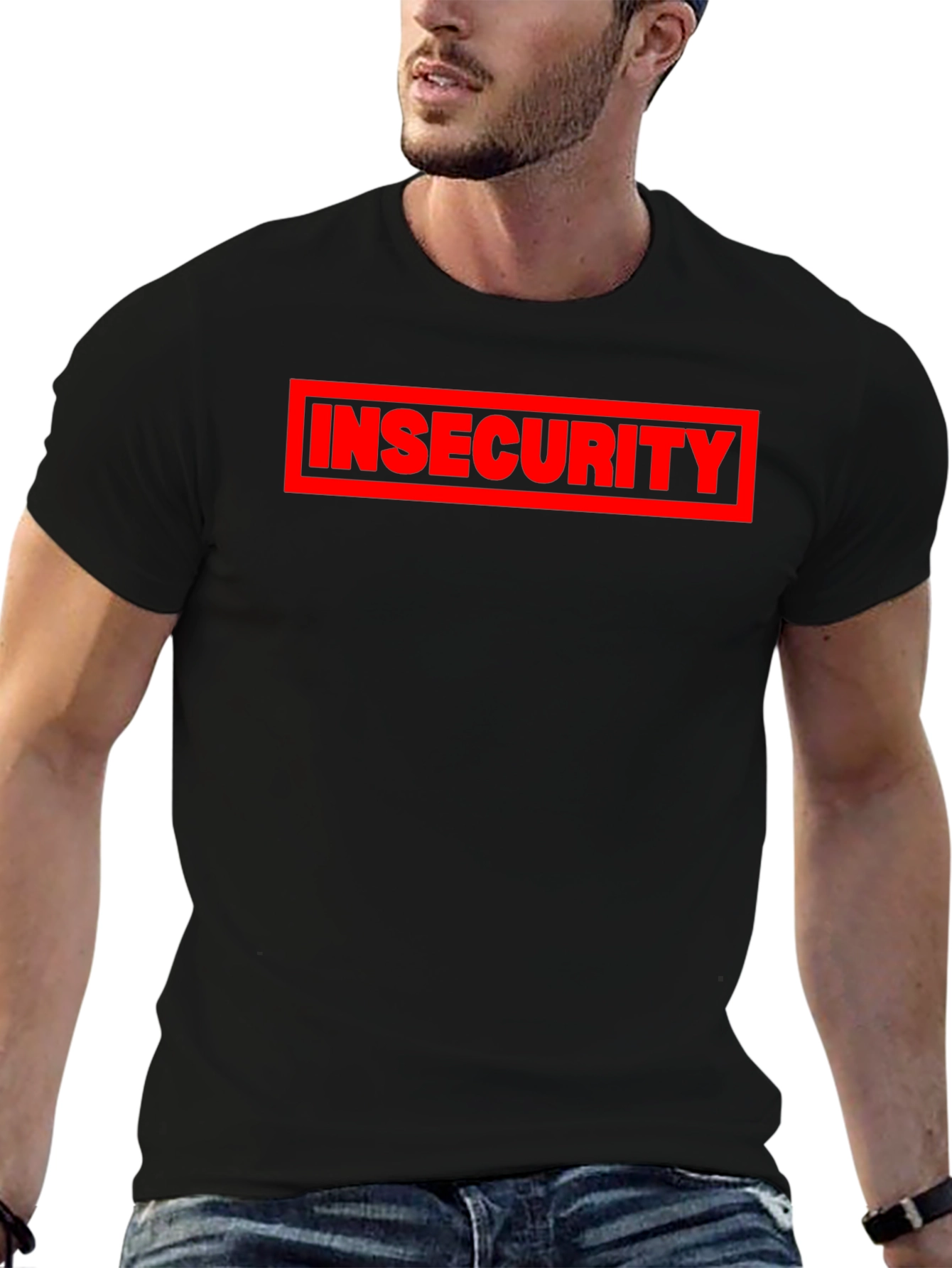 Insecurity Graphic Tee - Bold Statement T-Shirt