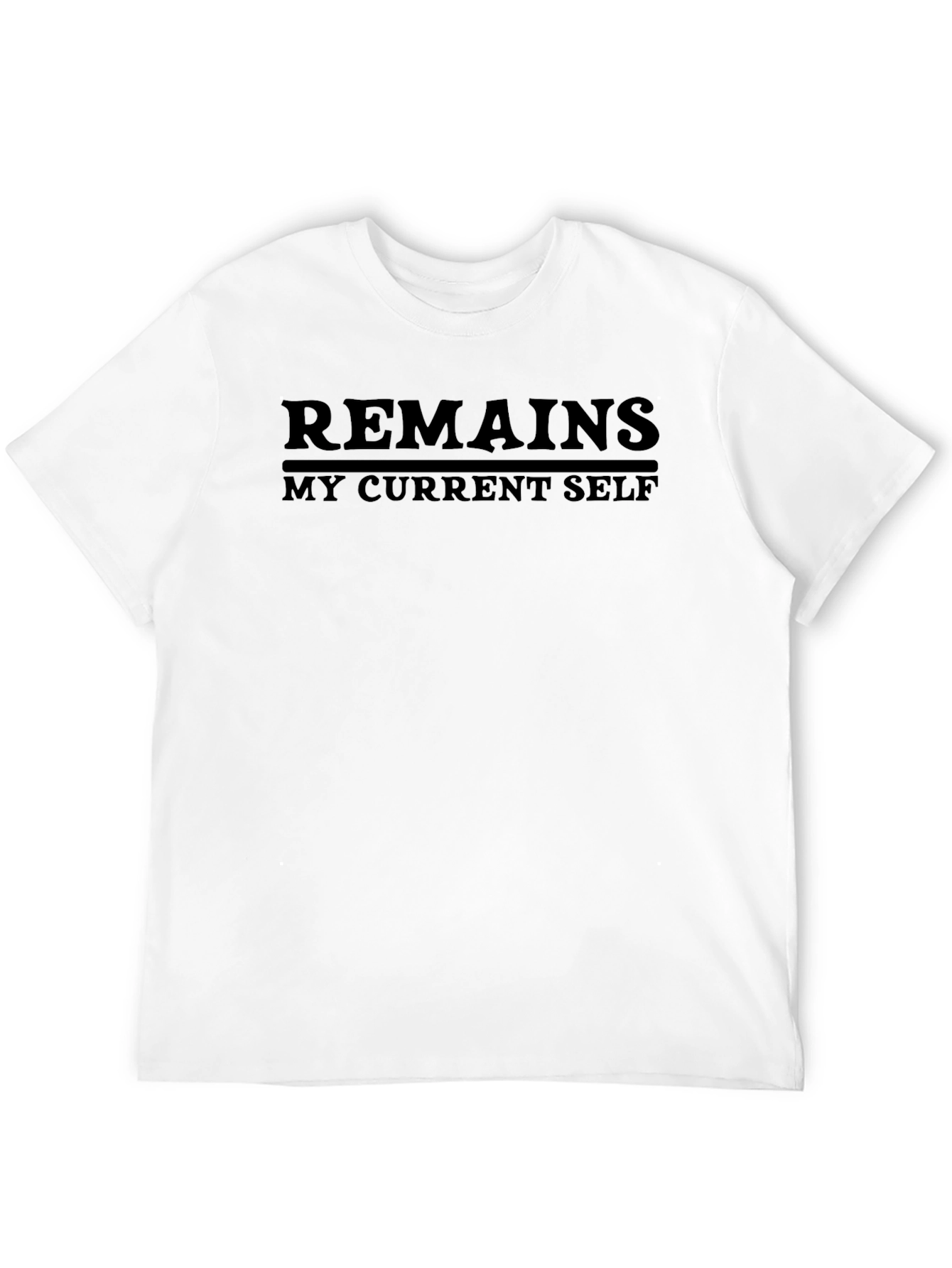 Remains My Current Self Graphic Tee - Black