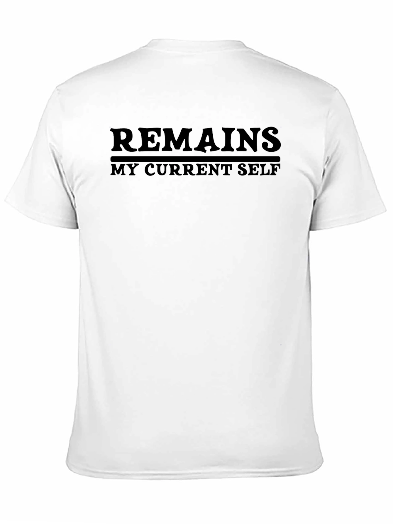 Remains My Current Self Graphic Tee - Black