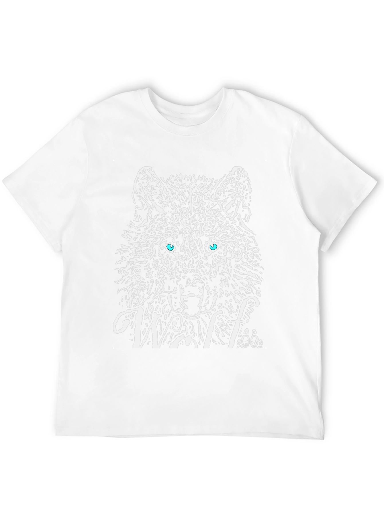 Wolf Graphic T-Shirt - Black Cotton Tee