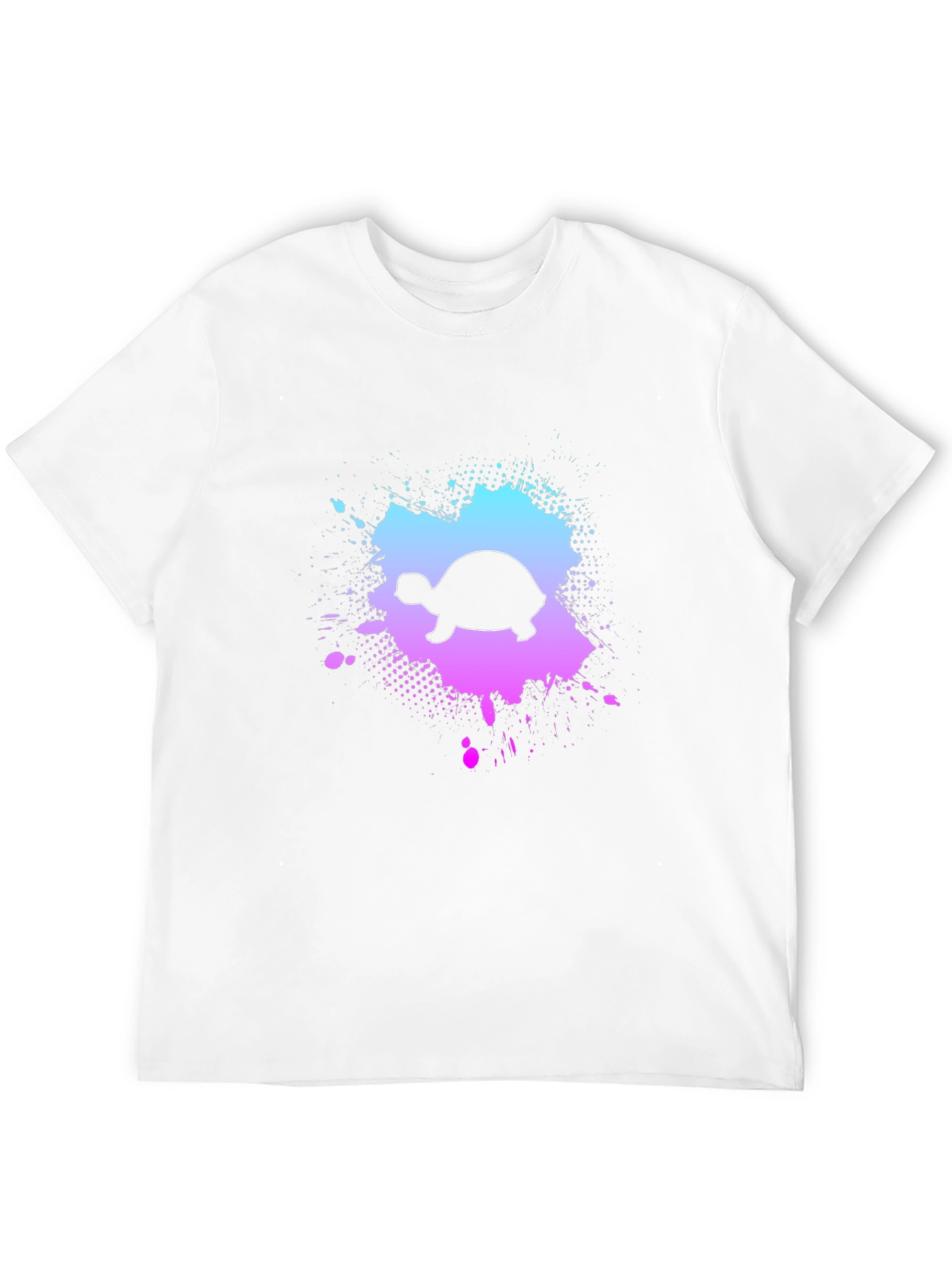 Turtle Splash Graphic Black T-Shirt