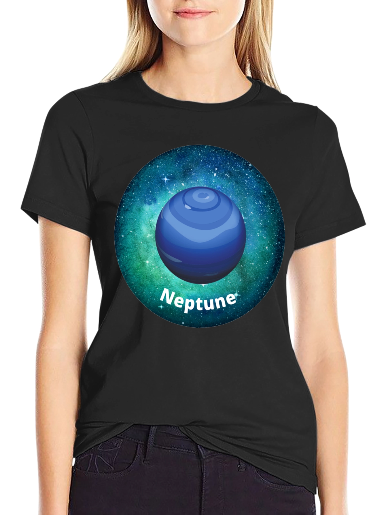 Neptune Galaxy T-Shirt - Space Graphic Tee