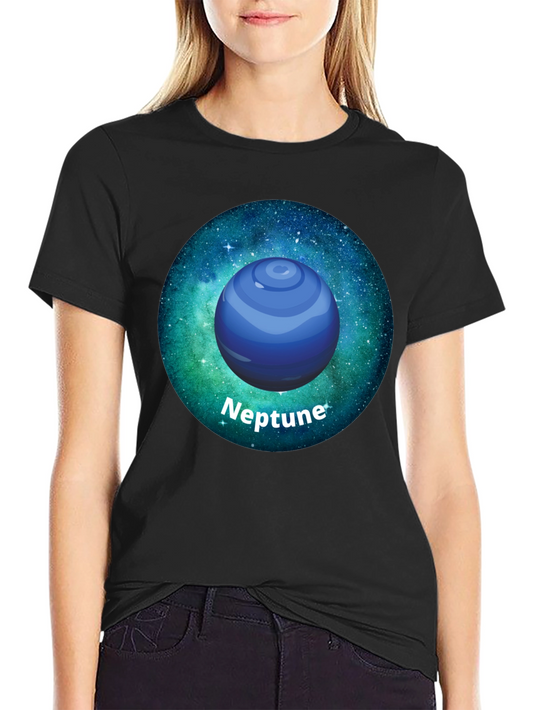 Neptune Galaxy T-Shirt - Space Graphic Tee