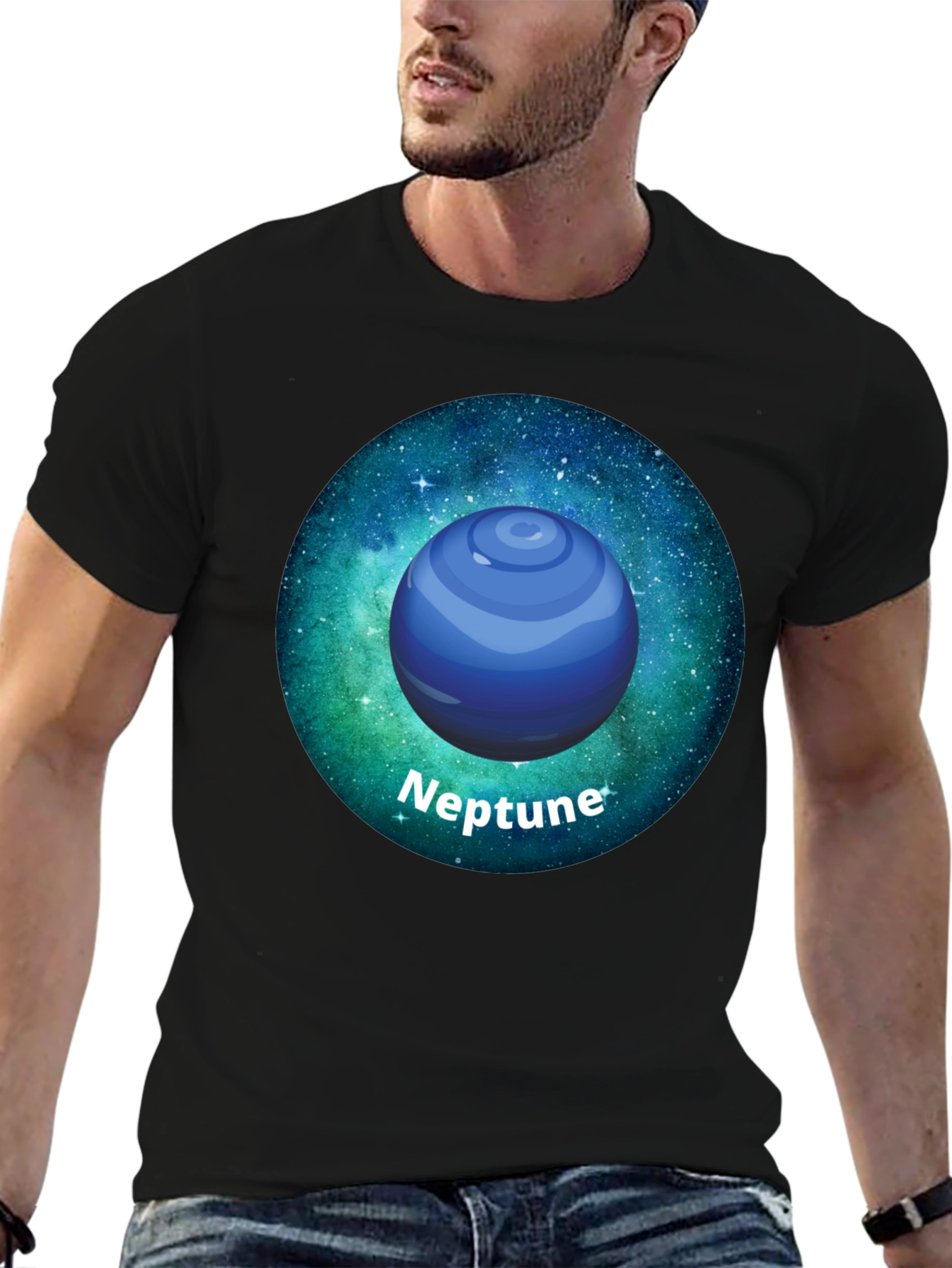 Neptune Galaxy T-Shirt - Space Graphic Tee