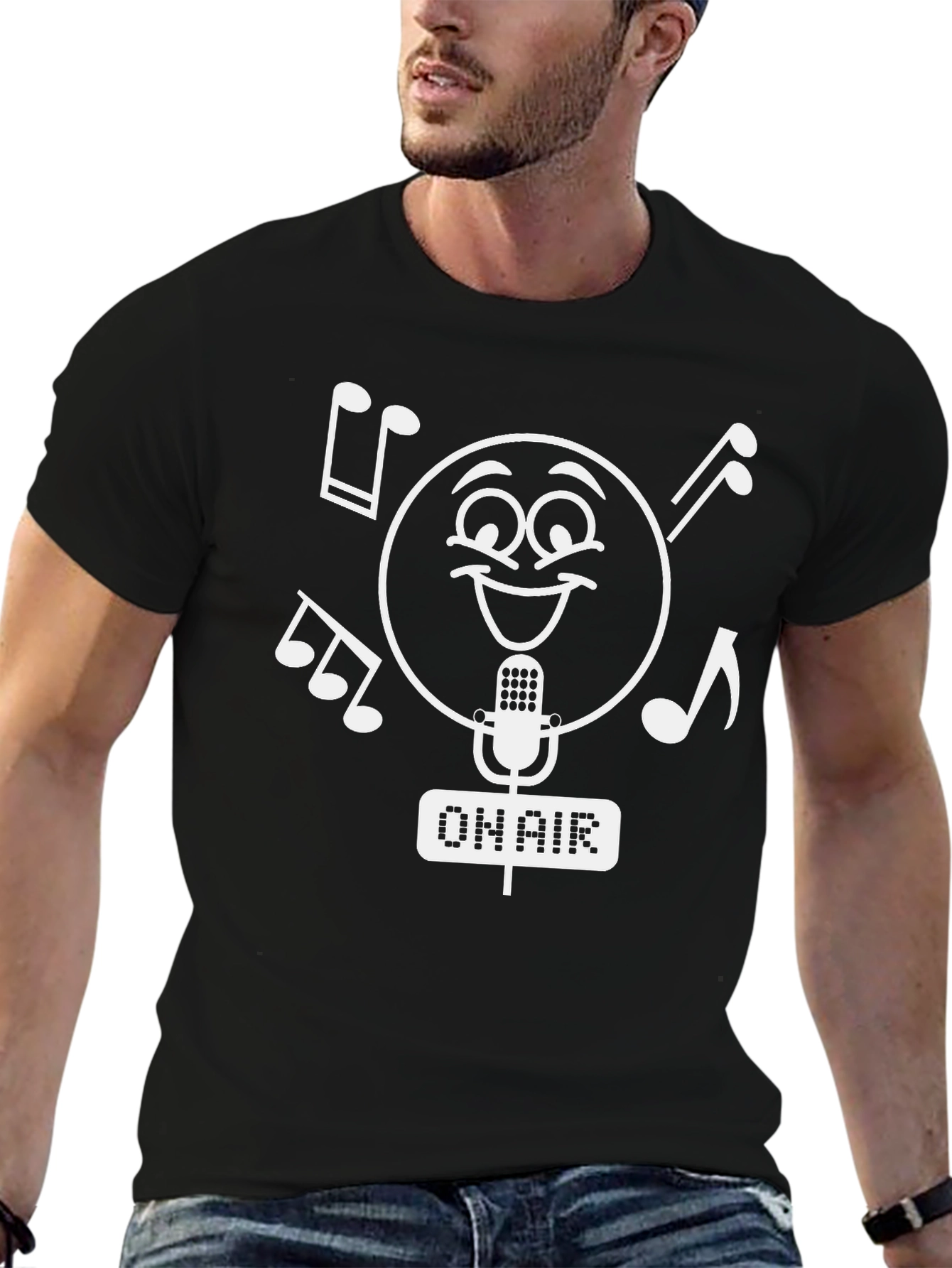 On Air Emoji Music Tee - Black