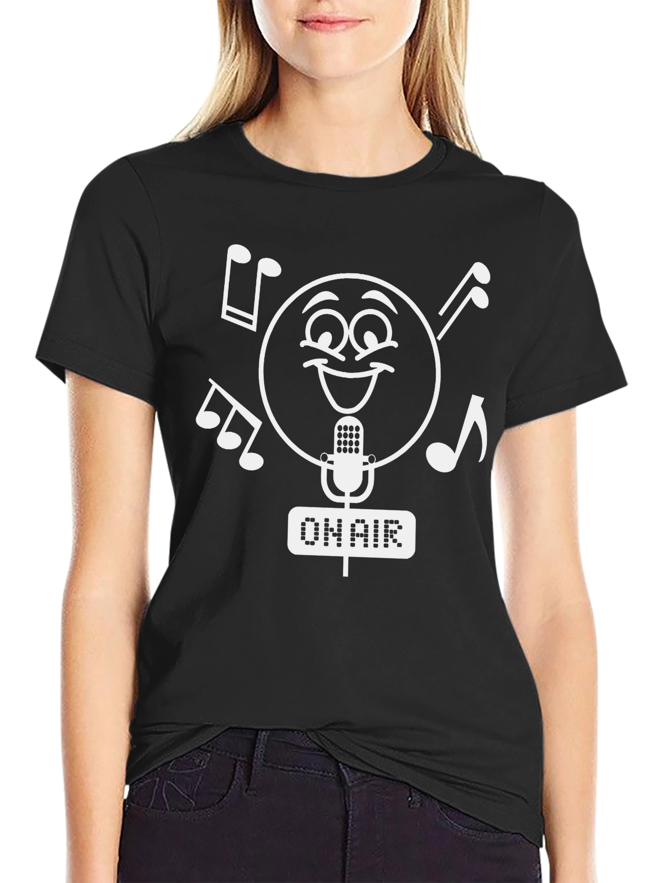 On Air Emoji Music Tee - Black