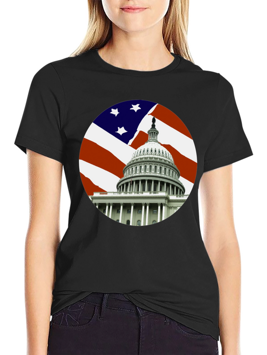 Capitol Building T-Shirt - Patriotic Tee