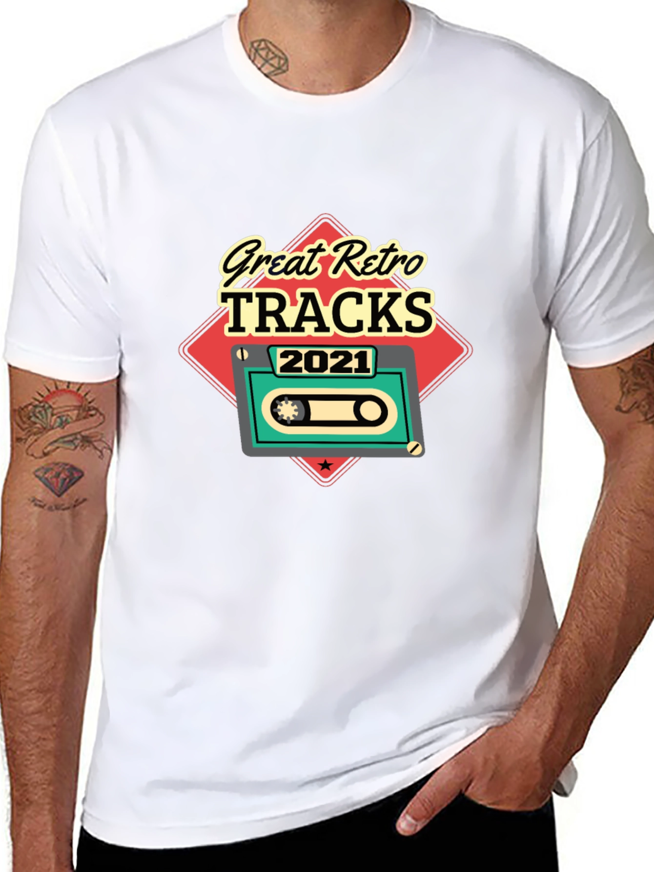 Great Retro Tracks 2021 Graphic Tee
