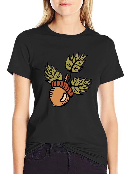 Acorn Graphic T-Shirt - Casual Style
