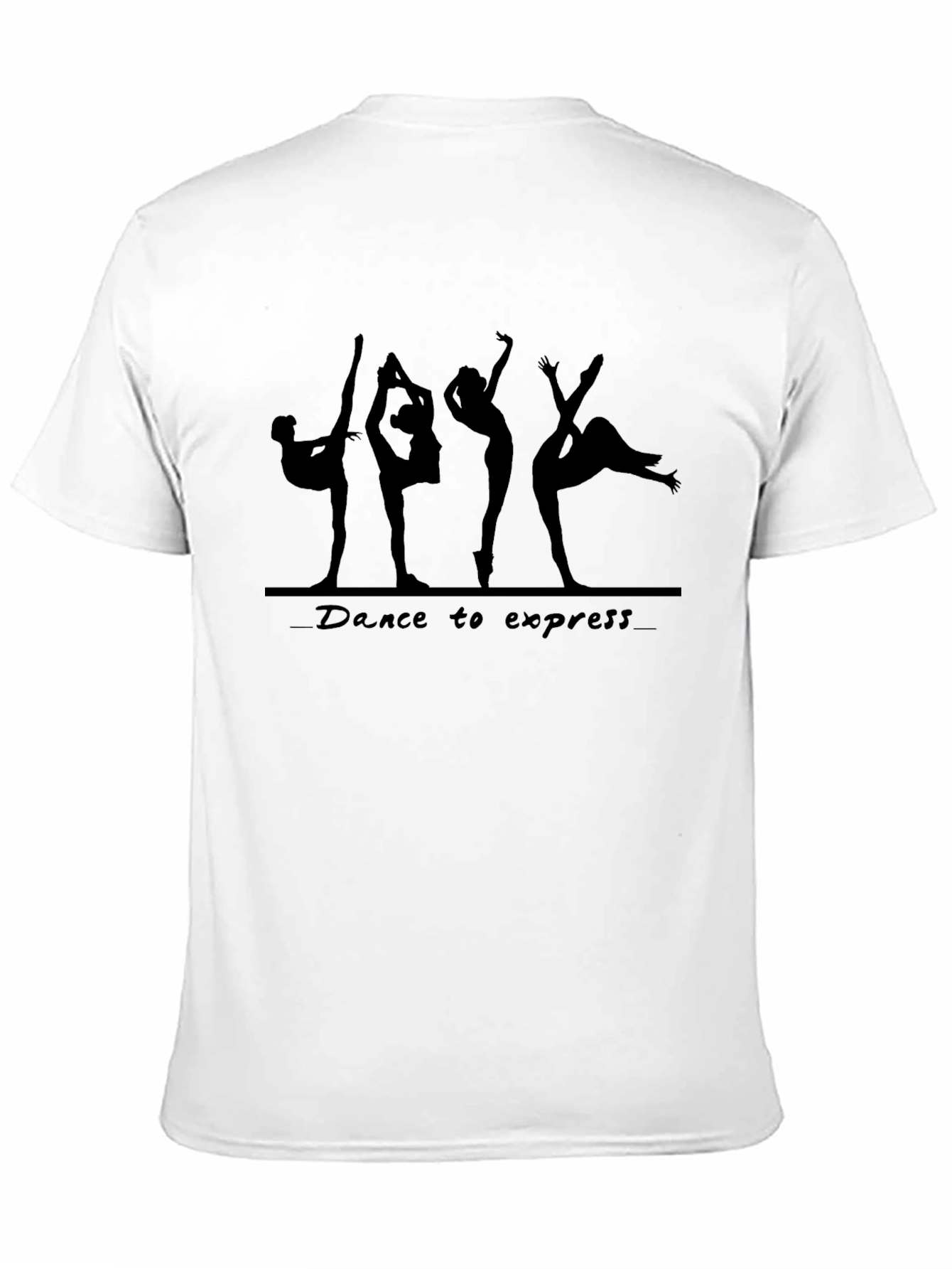 Dance to Express Black Graphic Tee