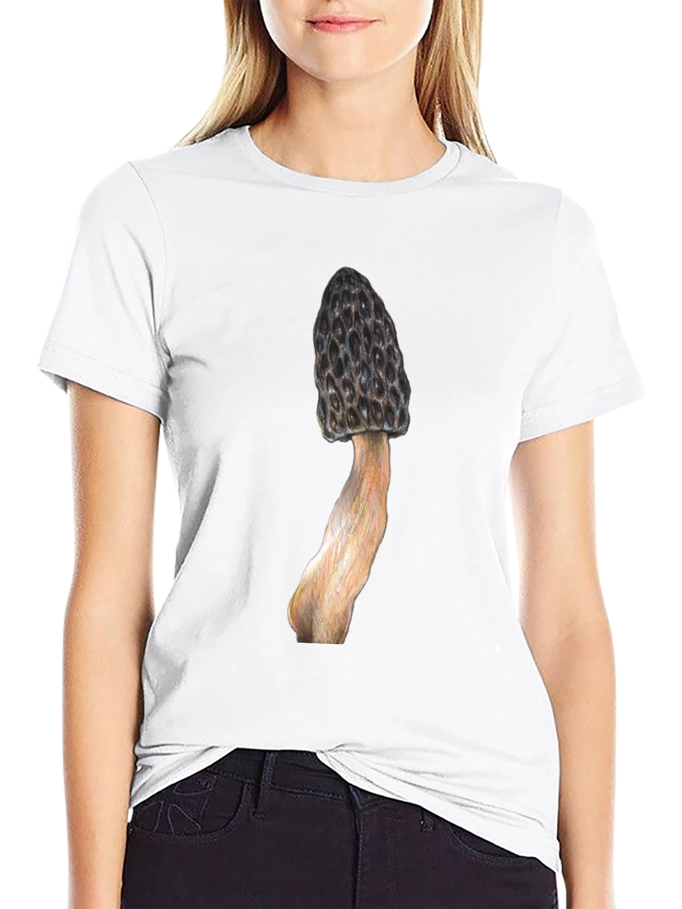 Morel Mushroom Graphic T-Shirt