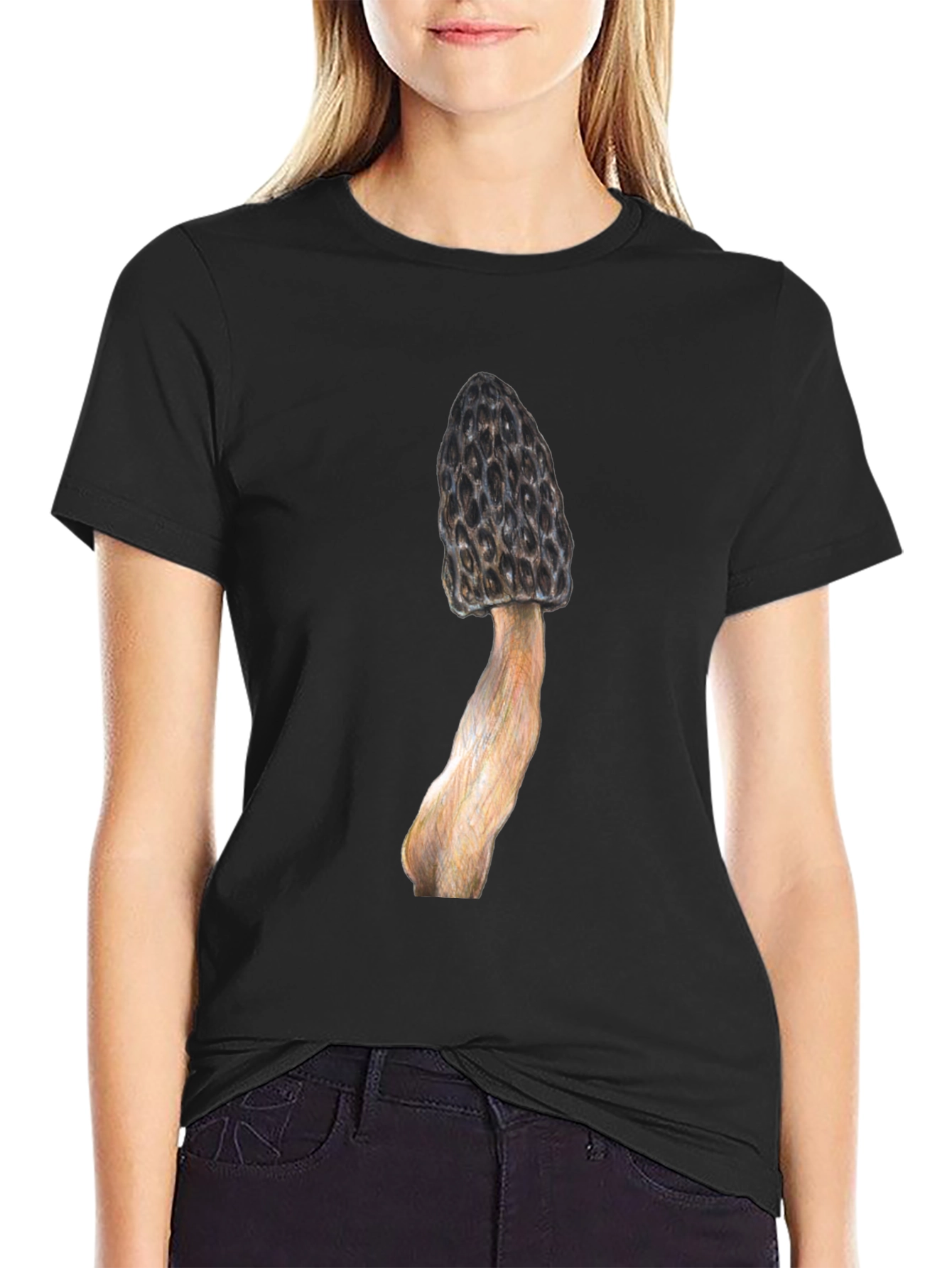 Morel Mushroom Graphic T-Shirt