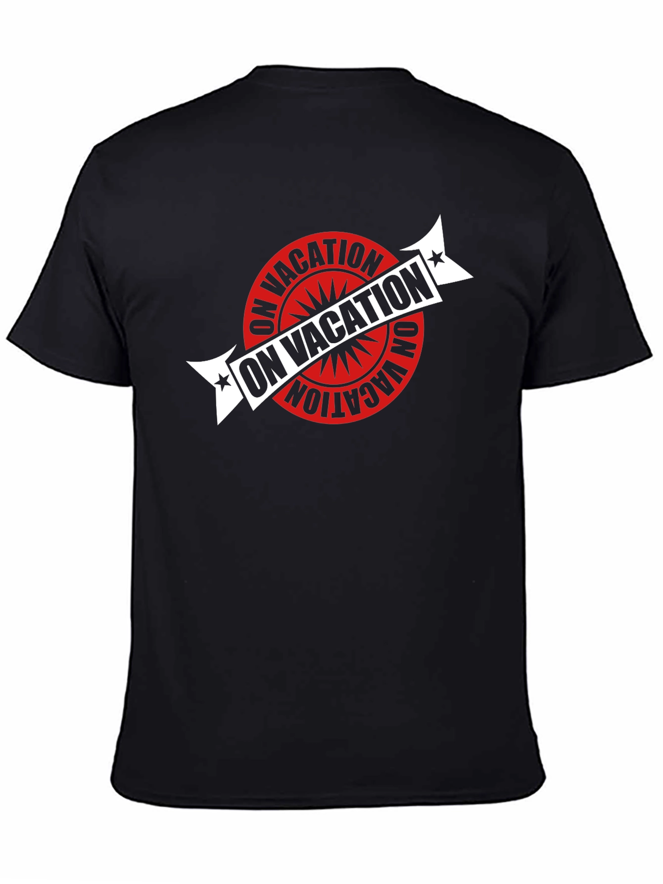 On Vacation Graphic Print T-Shirt