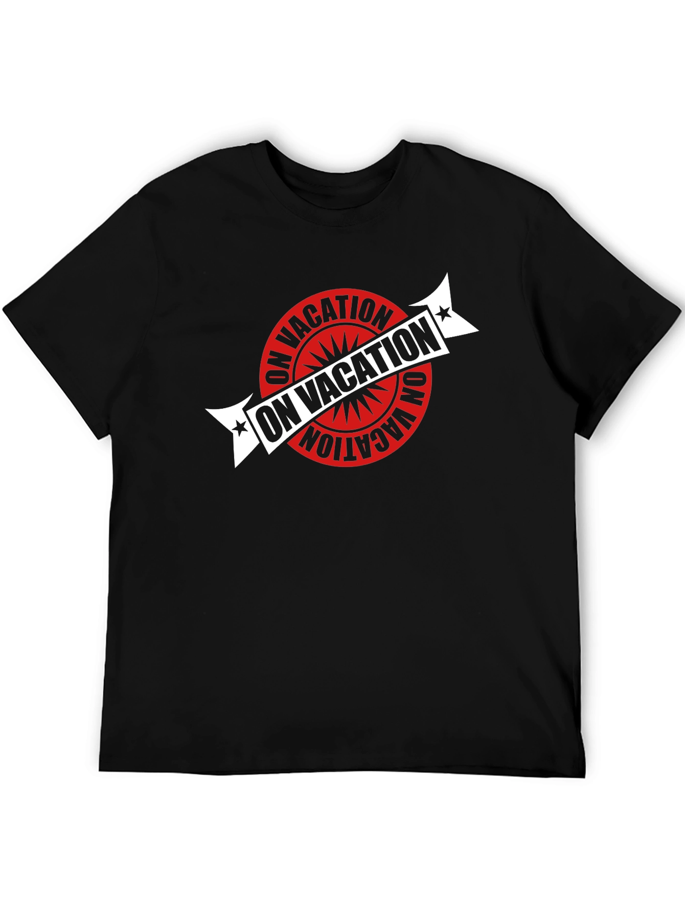 On Vacation Graphic Print T-Shirt