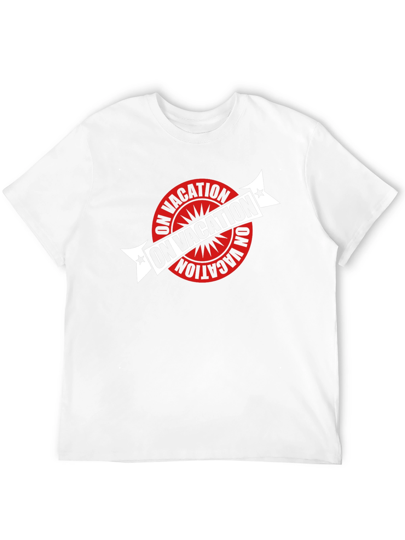 On Vacation Graphic Print T-Shirt