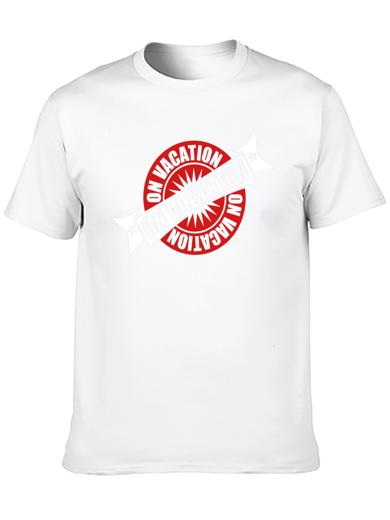 On Vacation Graphic Print T-Shirt