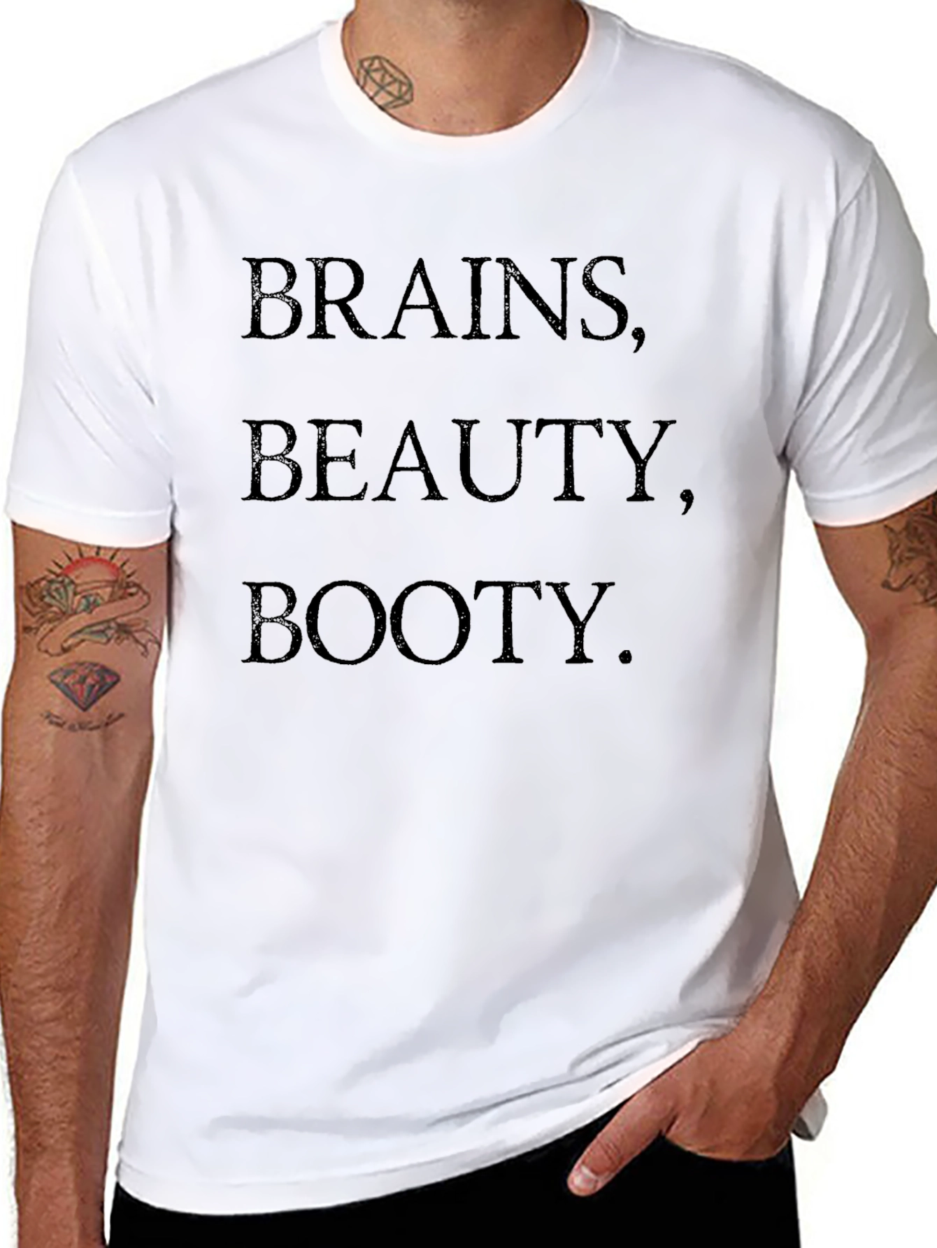 Brains Beauty Booty - Graphic Tee
