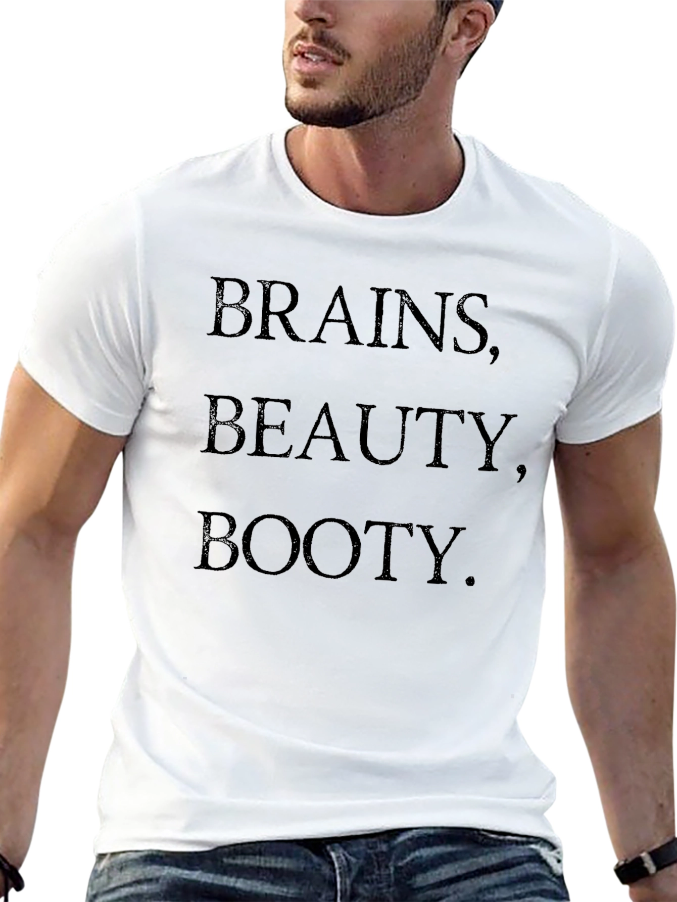 Brains Beauty Booty - Graphic Tee