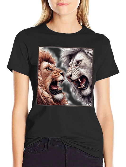 Lion Duel Graphic T-Shirt