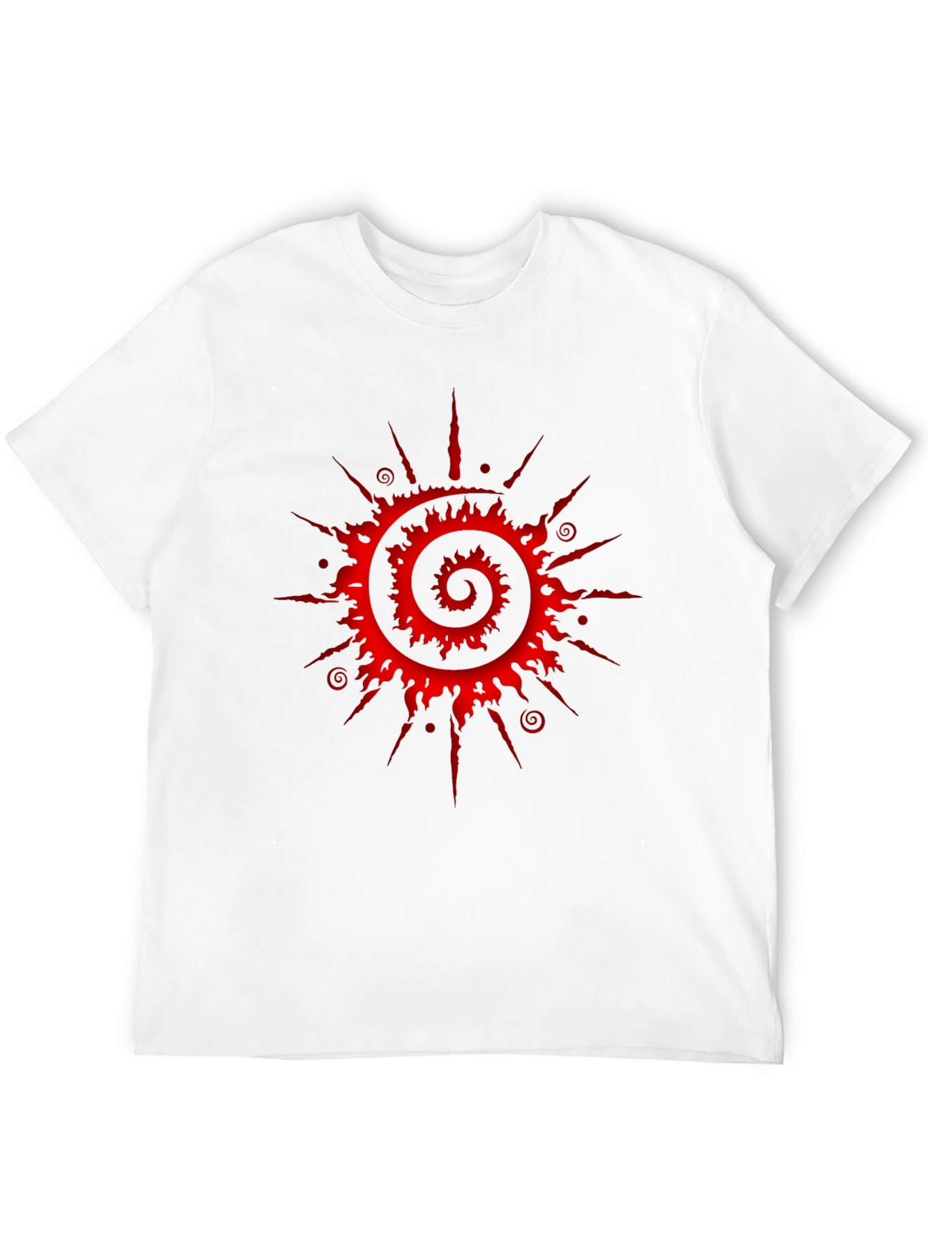 Spiral Sun Graphic Tee - Black