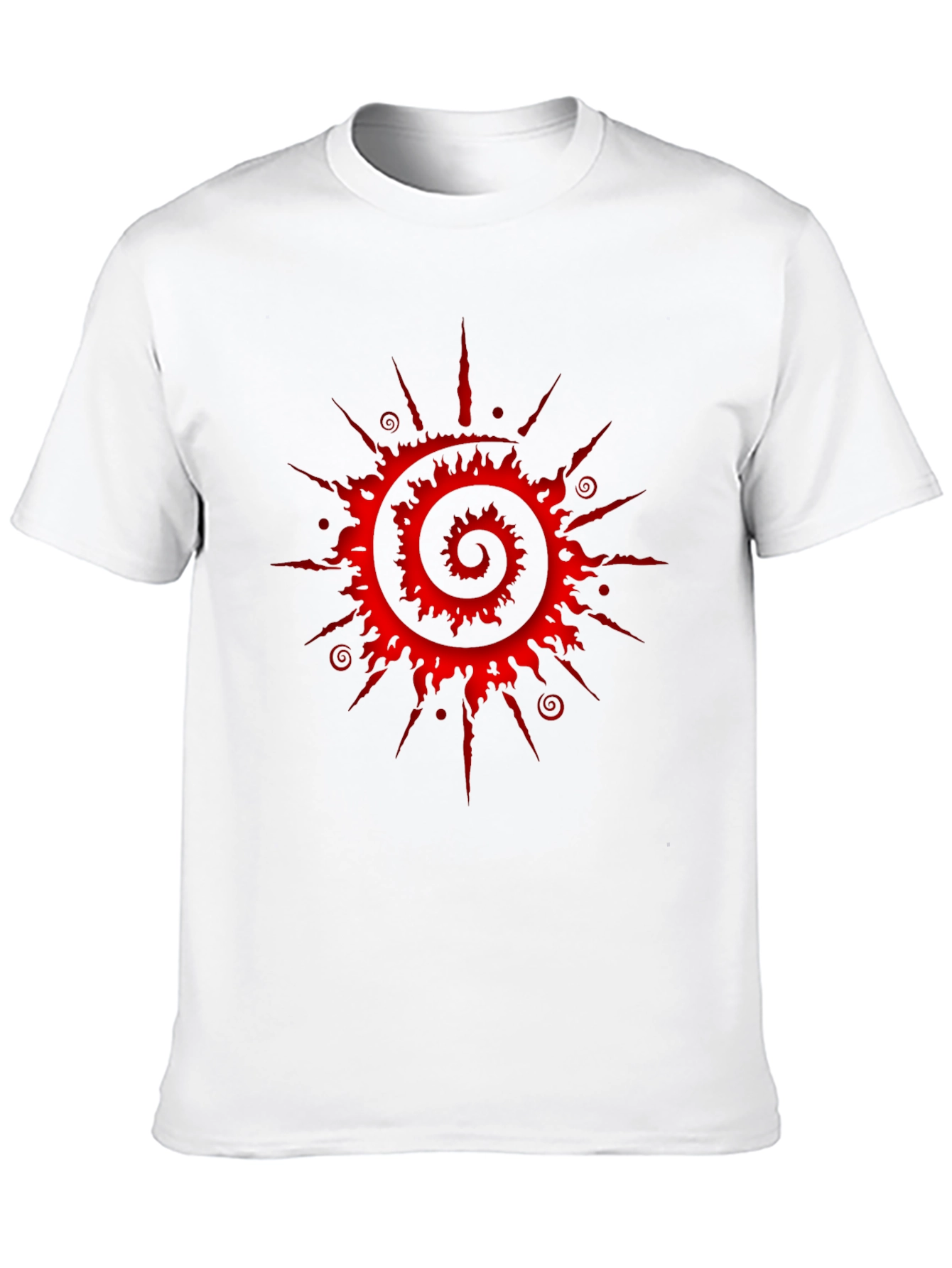 Spiral Sun Graphic Tee - Black