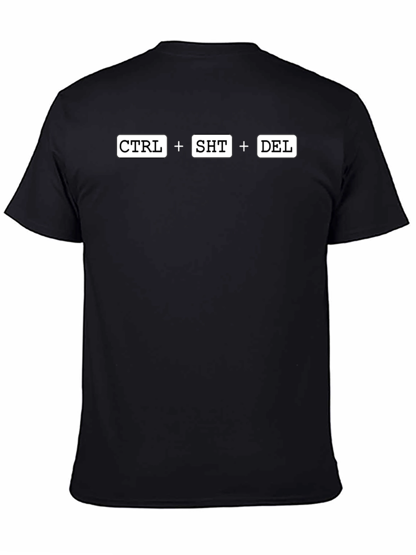 CTRL+SHT+DEL Black T-Shirt