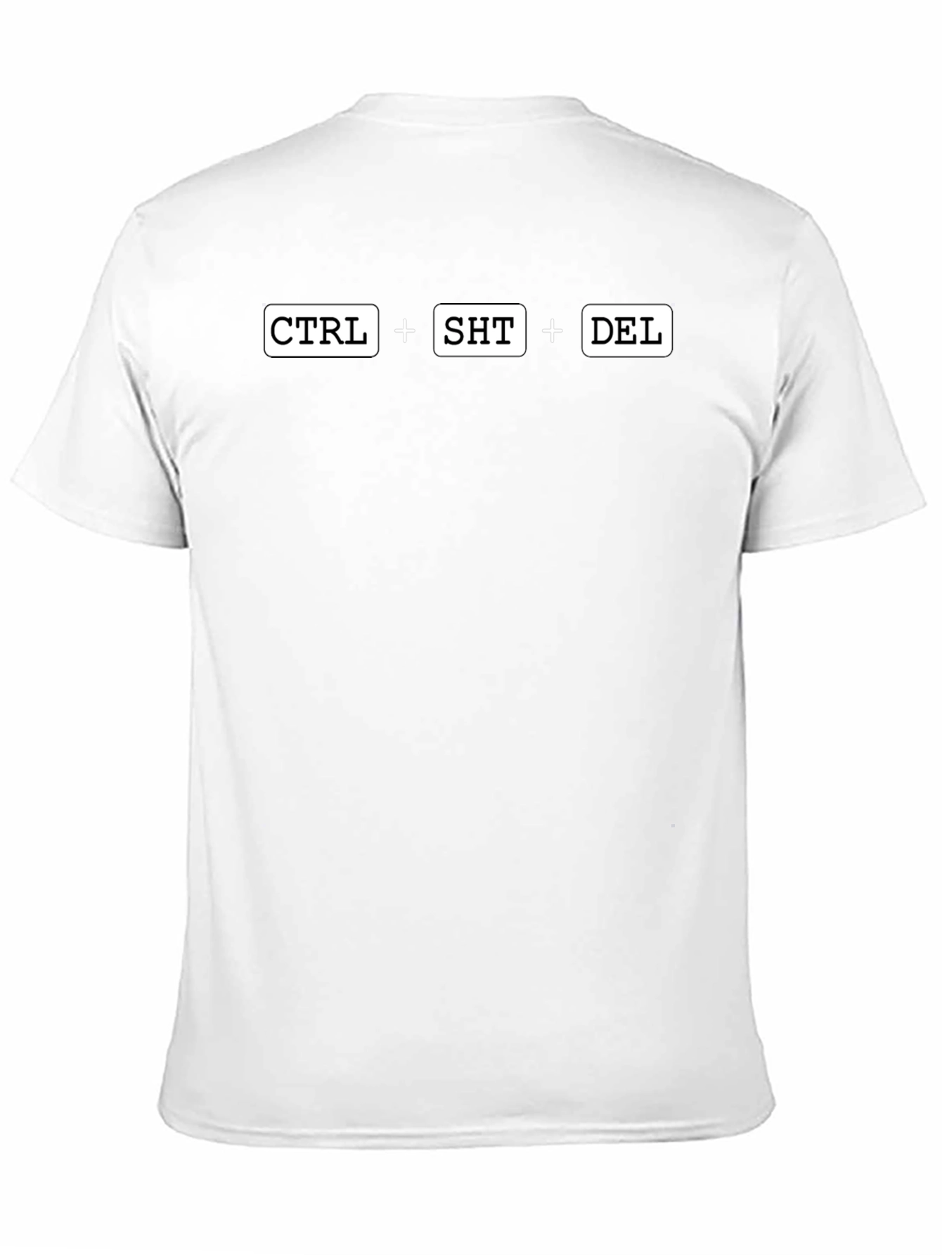 CTRL+SHT+DEL Black T-Shirt