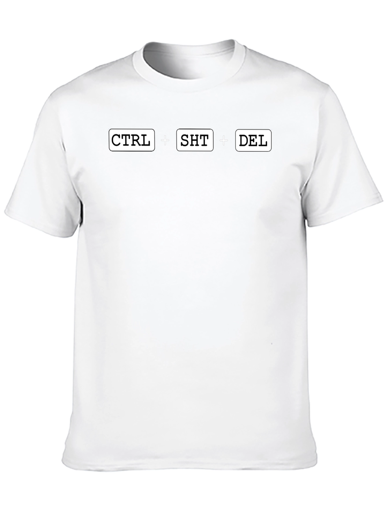 CTRL+SHT+DEL Black T-Shirt