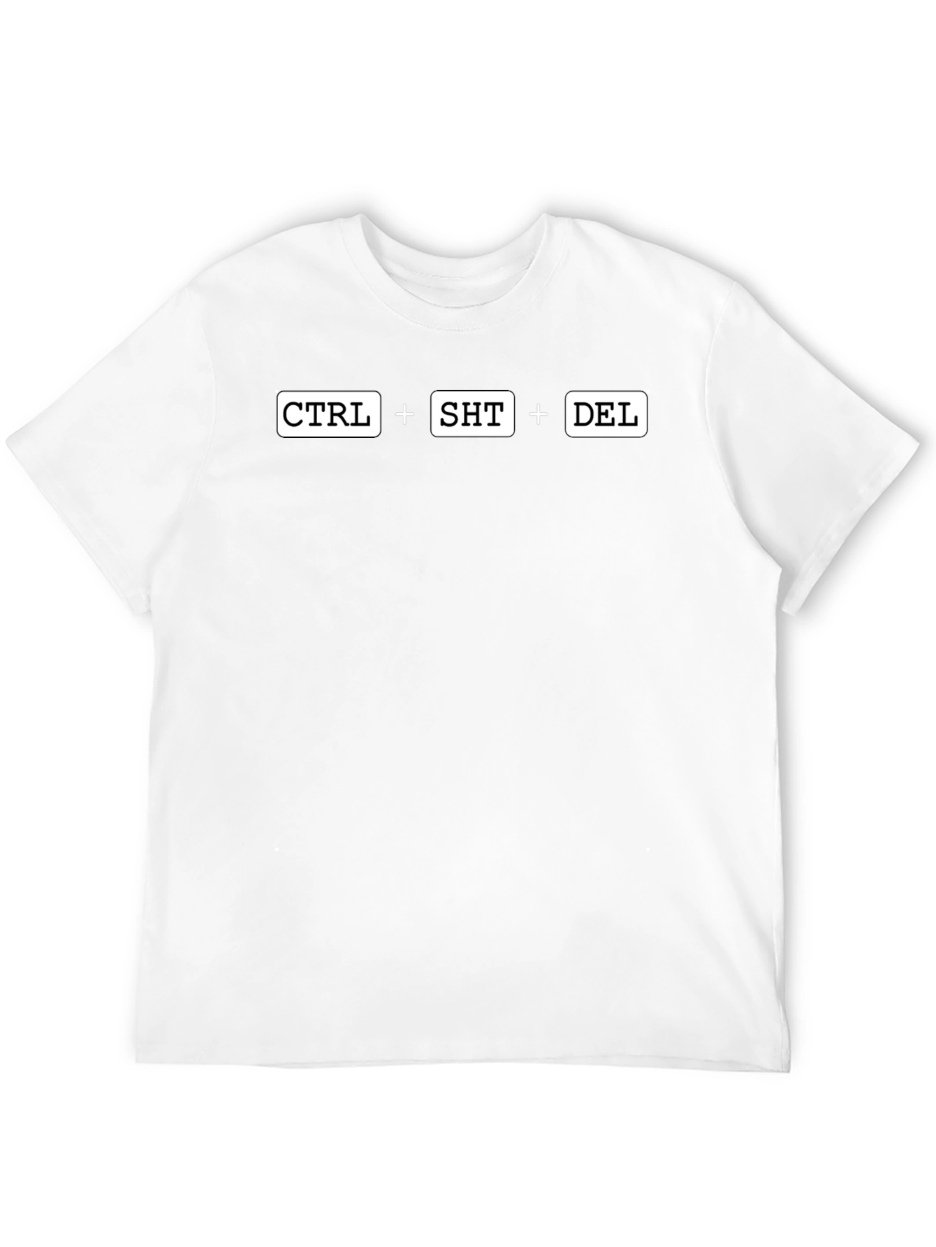 CTRL+SHT+DEL Black T-Shirt