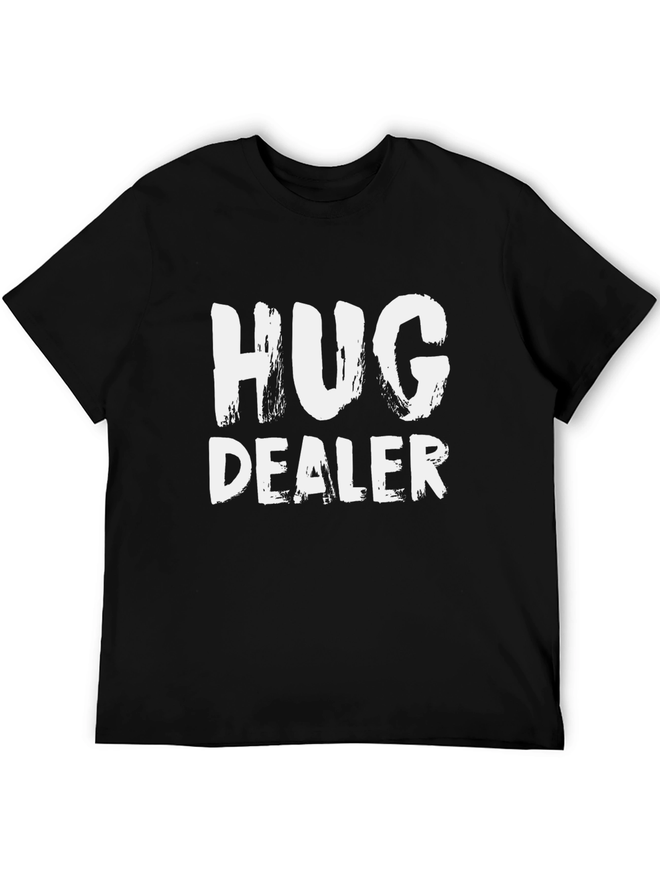 Hug Dealer T-Shirt -  Comfortable Black Tee