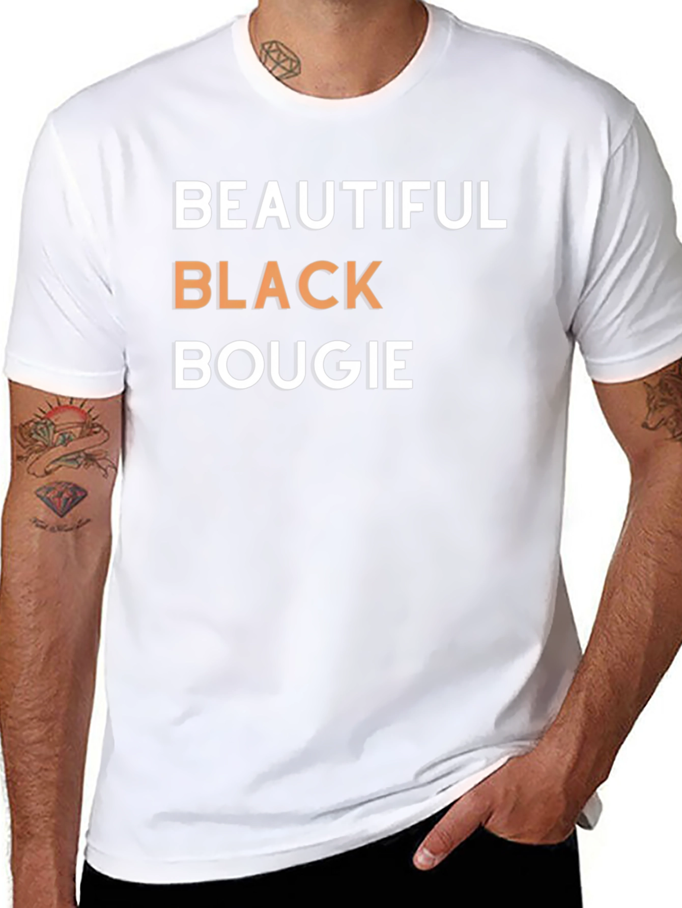 Beautiful Black Bougie Graphic T-Shirt