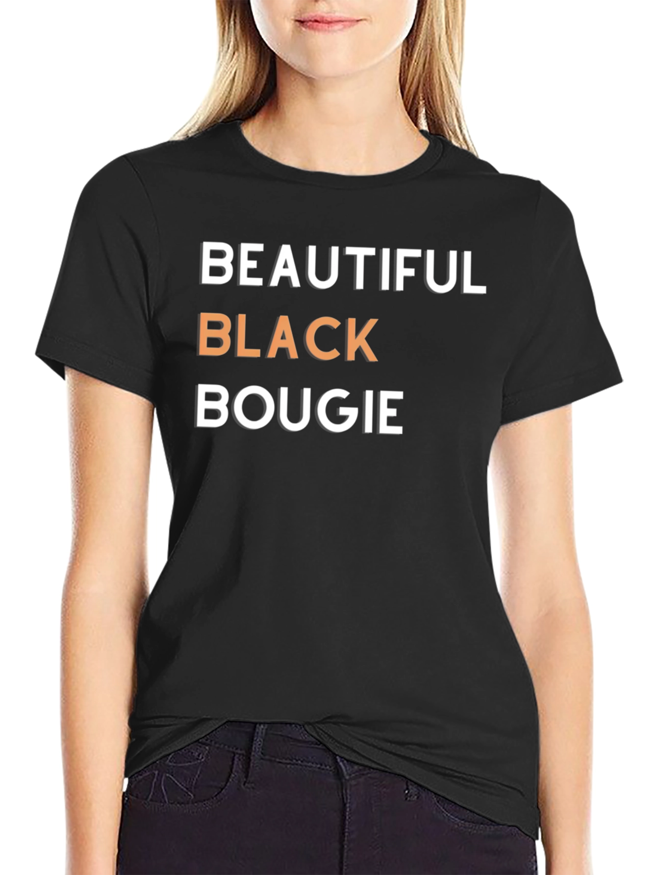 Beautiful Black Bougie Graphic T-Shirt