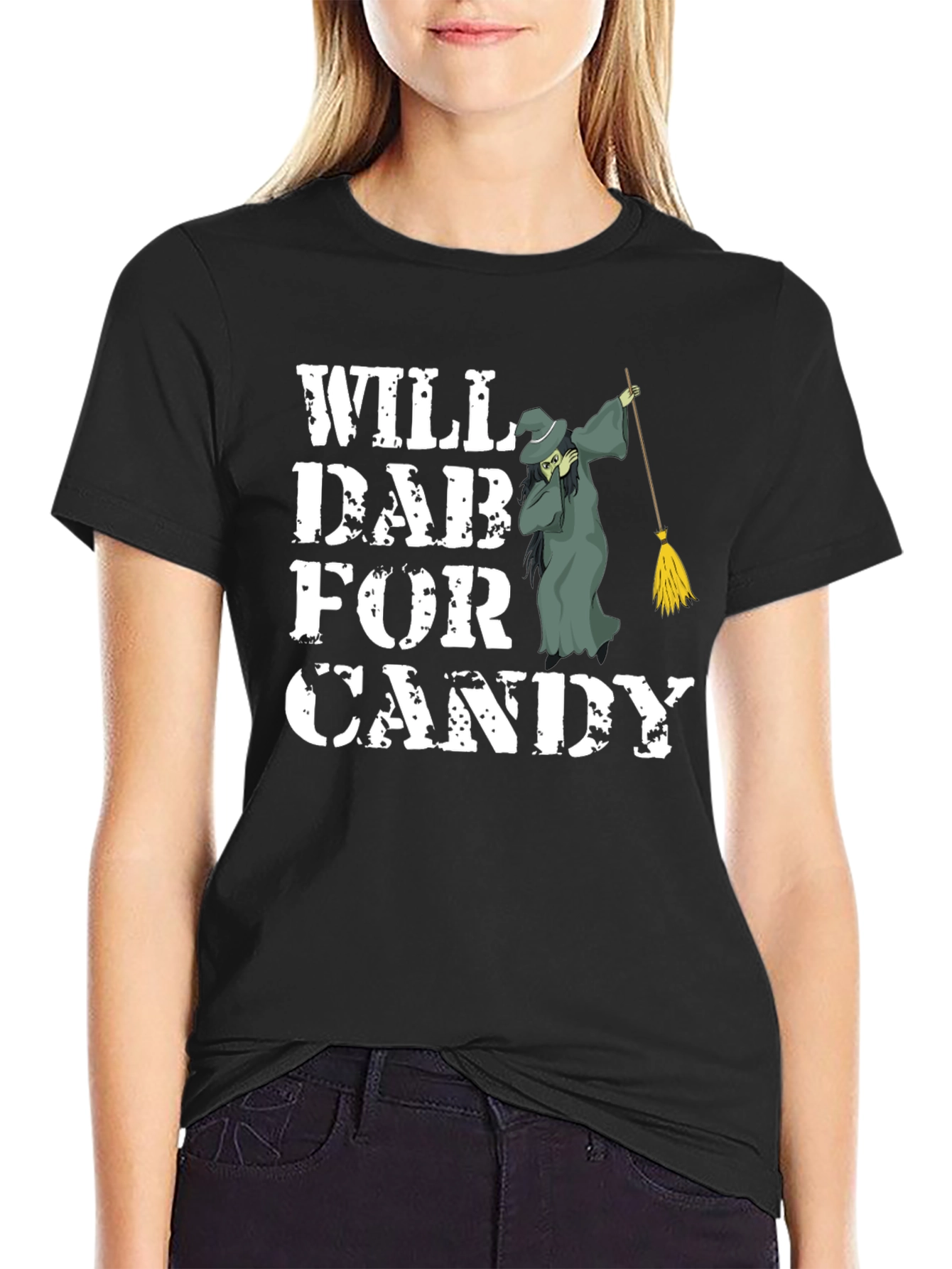 Will Dab for Candy Black T-Shirt