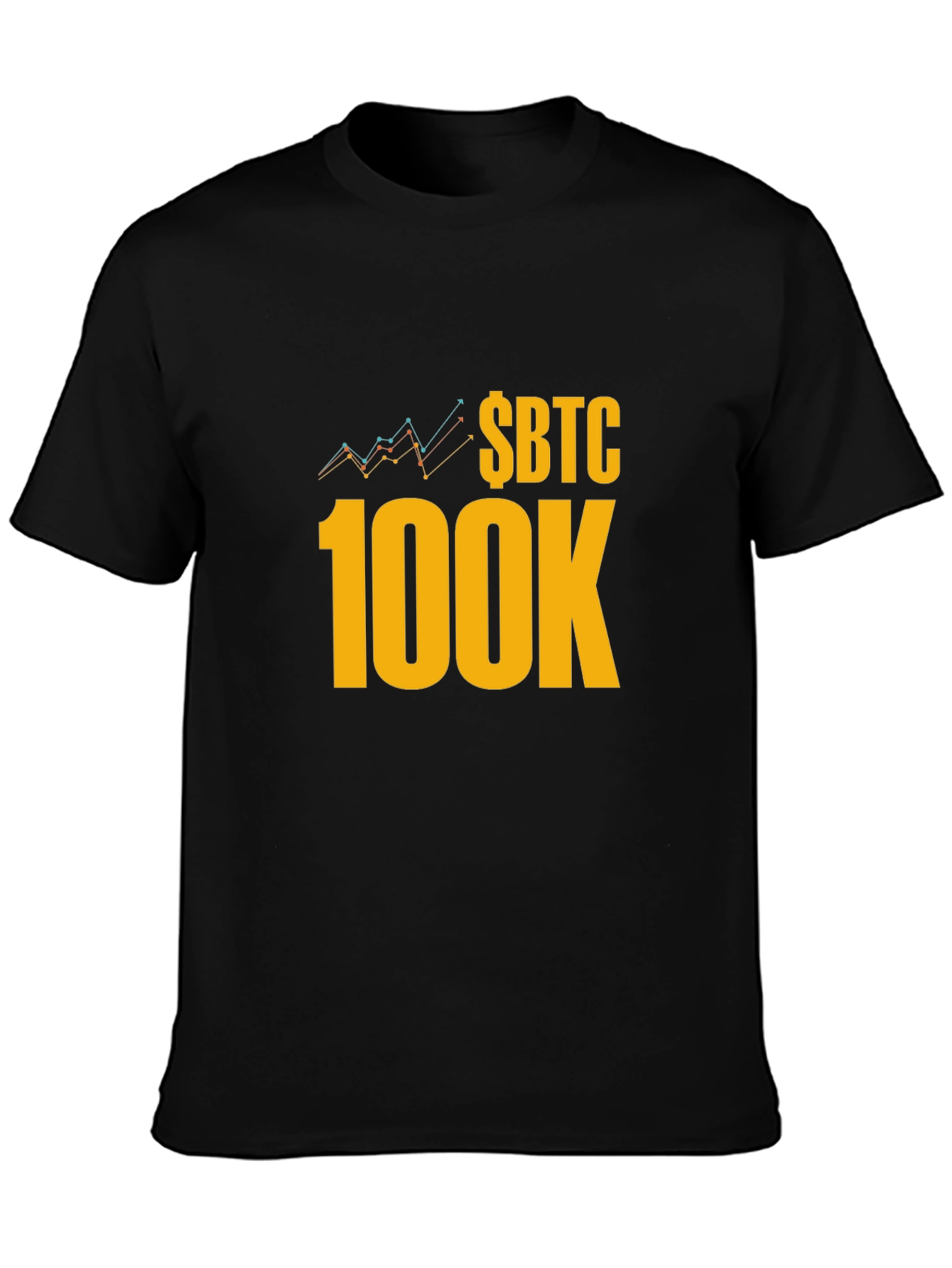 $BTC 100K Crypto T-Shirt - Bitcoin HODL!