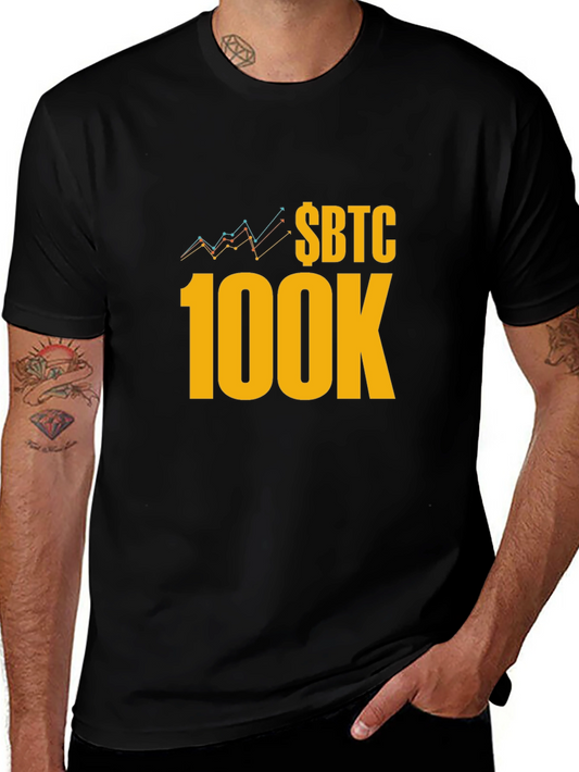 $BTC 100K Crypto T-Shirt - Bitcoin HODL!