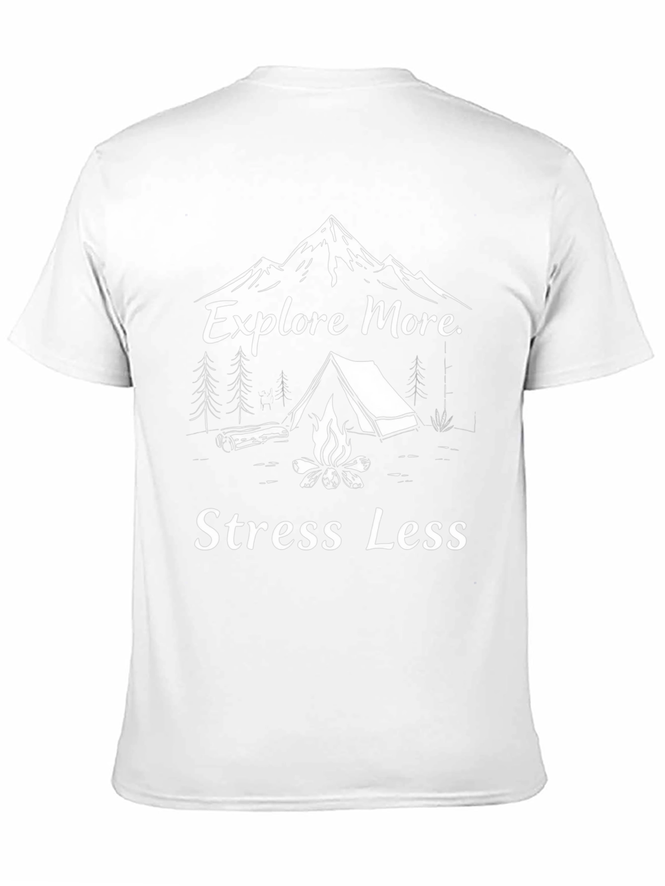 Explore More Stress Less Graphic T-Shirt
