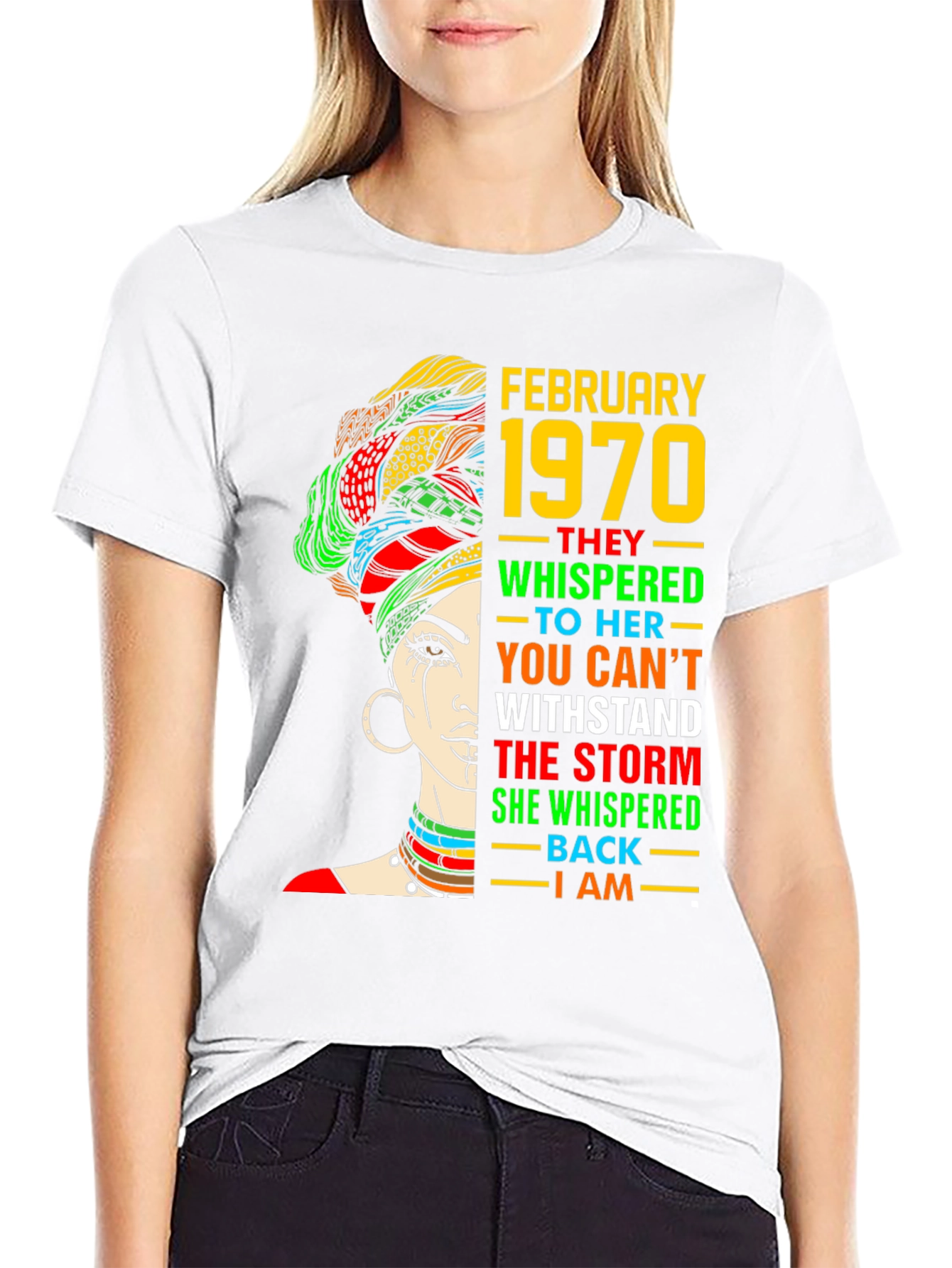 February 1970 Black Woman T-Shirt